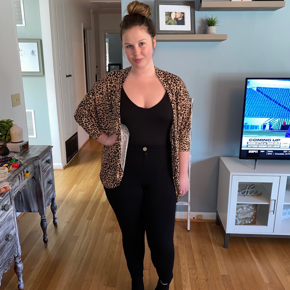 Great quality leopard kimono